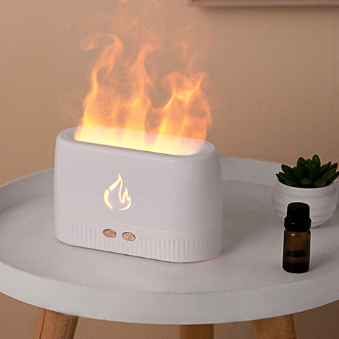 Chama Umidificador De Ar Difusor De Aroma Aromaterapia 200 Ml USB Ultrasonic