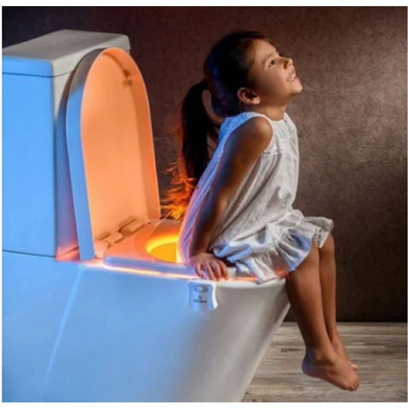 GlowVaso – Luz Sensor com 8 Cores para Banheiro