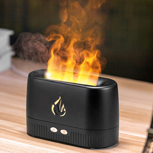 Chama Umidificador De Ar Difusor De Aroma Aromaterapia 200 Ml USB Ultrasonic