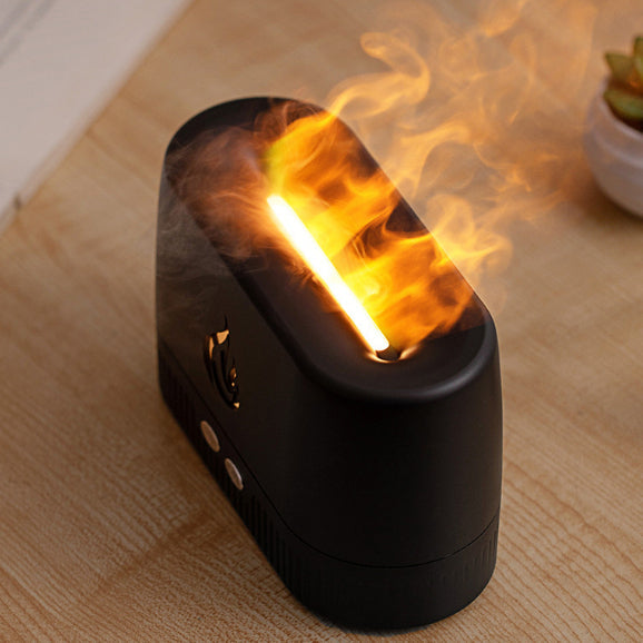 Chama Umidificador De Ar Difusor De Aroma Aromaterapia 200 Ml USB Ultrasonic