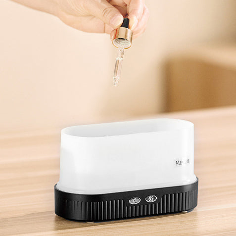 Chama Umidificador De Ar Difusor De Aroma Aromaterapia 200 Ml USB Ultrasonic