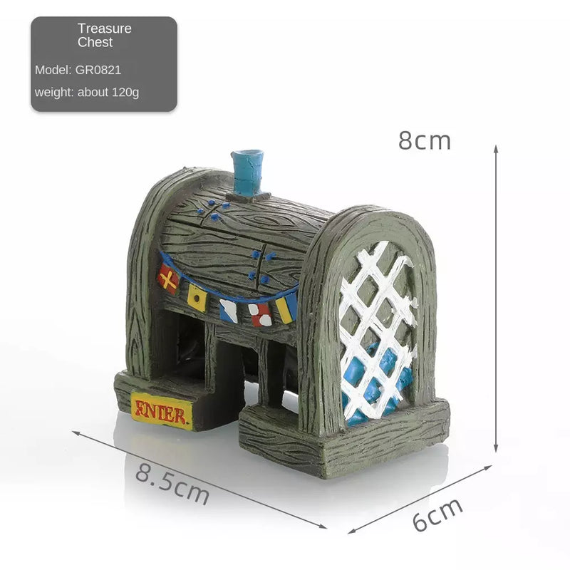 Casa Bob Esponja decoração para aquário Tanque De Peixe
