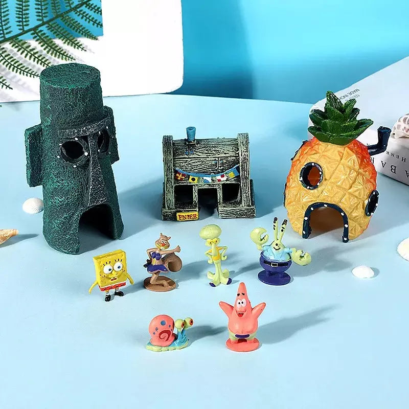 Casa Bob Esponja decoração para aquário Tanque De Peixe