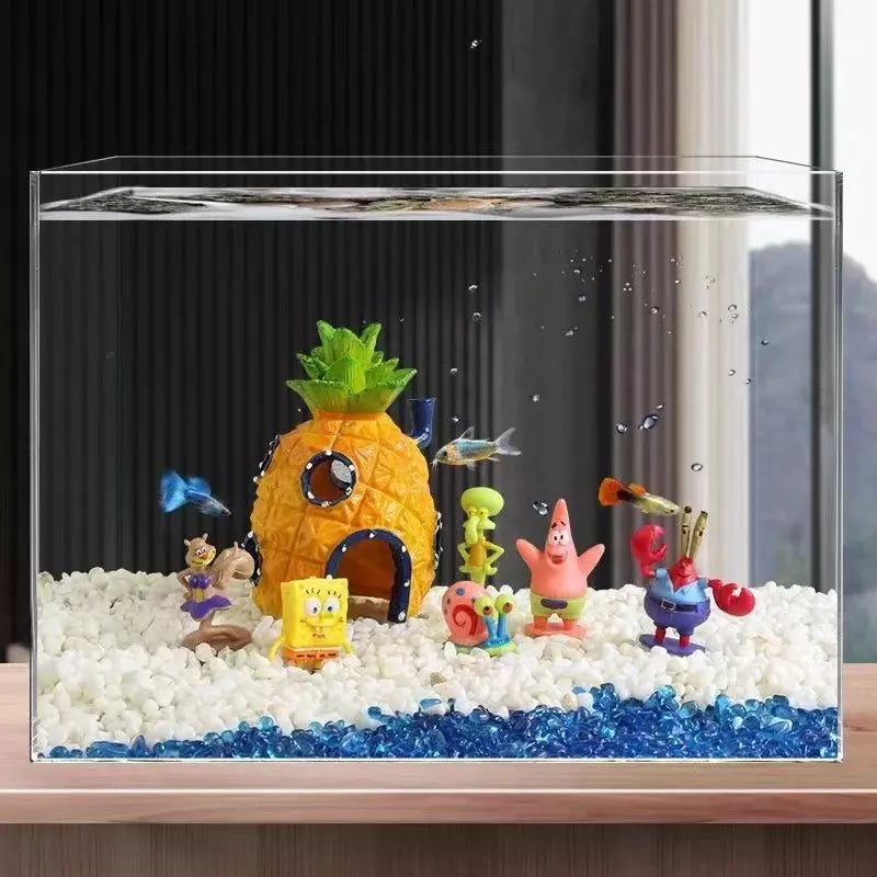 Casa Bob Esponja decoração para aquário Tanque De Peixe