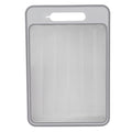 Tábua Multifuncional Pro Chef – Placa de Corte Dupla Face com Superfície de Moagem, Descongelamento Rápido e Apontador de Facas