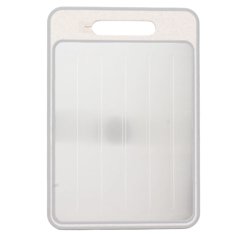 Tábua Multifuncional Pro Chef – Placa de Corte Dupla Face com Superfície de Moagem, Descongelamento Rápido e Apontador de Facas