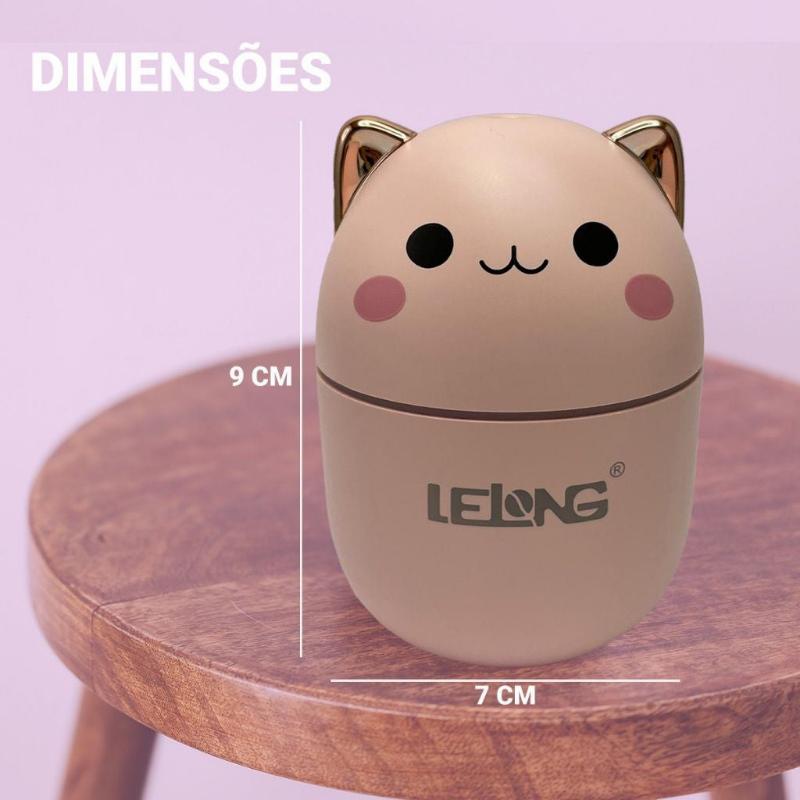 Umidificador Infantil com Luz Noturna RGB