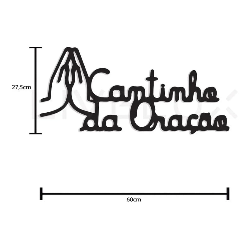 Aplique de Parede - Cantinho da Oração