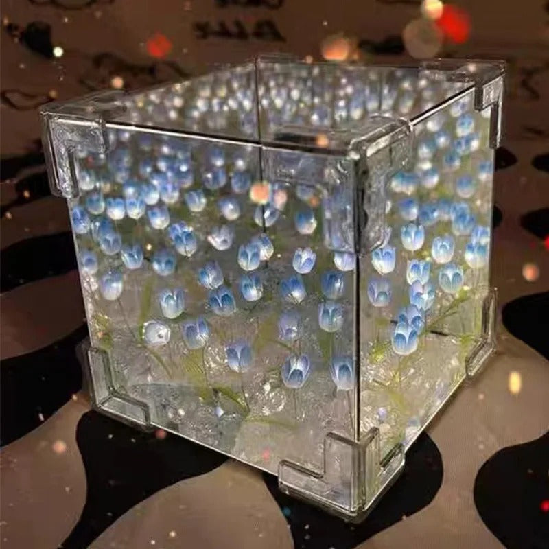 Luminária de Cubo Tridimensional