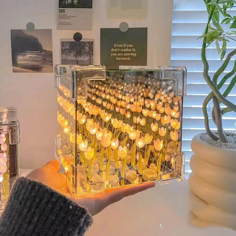 Luminária de Cubo Tridimensional